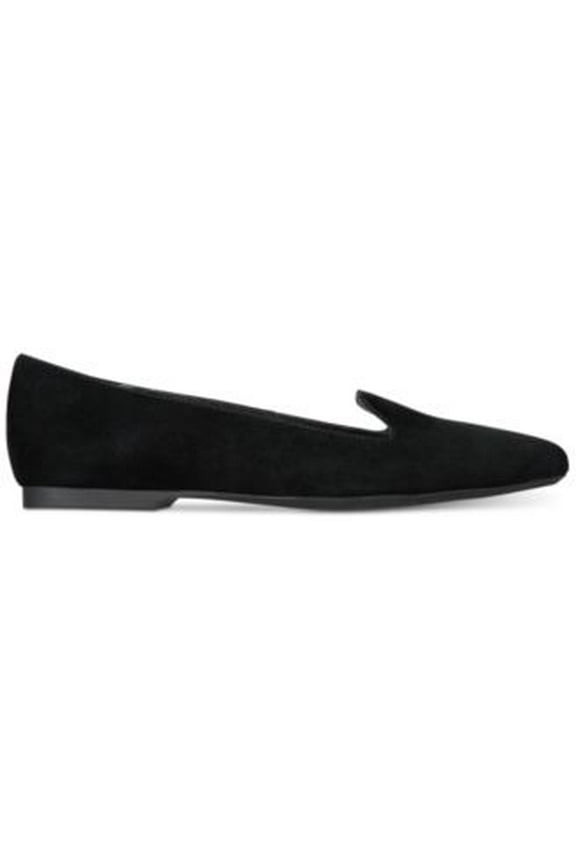 Womens Black Step 'N Flex Technology Poee Pointed Toe Slip On Loafers 6 M