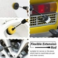 thumbnail image 5 of Drill Brush Attachment Set Multifunctional Nylon Cleaning Brushes with 6 Drill Brushes, 9 Scouring Pads, 3 Sponges, 2 Fabric Pads, 1 4-Inch Pad & 1 Extension, 5 of 6