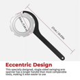 thumbnail image 3 of For Ducati Rear Hub Chain Adjuster Spanner Grip Tool Monster S4R Streetfighter 848 748 916 996 998 1098 1198 1199 1299, 3 of 5