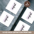 thumbnail image 6 of 3drose, August - Typography Text, Set of 4 Ceramic Tile Coasters, 6 of 7