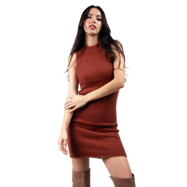 Vestido de punto Roman Fashion /Juvenil, 19519 (Ladrillo) naranja oscuro M