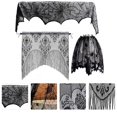 thumbnail image 2 of 1 Set/3pcs Halloween Lace Curtain Lampshade Stove Decoration Party Supply, 2 of 3