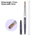 thumbnail image 2 of Nail art brush, Metal/Natural hair, 17.2 cm, Navy blue, 2 of 6