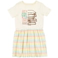 thumbnail image 3 of Inktastic Just a Girl Who Loves Books Reading Girls Toddler Dress, 3 of 5