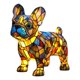 thumbnail image 2 of Adorno colgante de acrílico con forma de perro | Regalo único para amantes de los perros | Decoración artística transparente y duradera | Accesorio coleccionable con temática de mascotas para el, 2 of 4