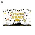 thumbnail image 2 of GROFRY Foldable Graduation Backdrop Anti Fall Polyester Non Fading Hanging Graduation Party Supplies, 2 of 7