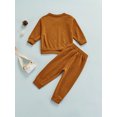 thumbnail image 4 of Faithtur Ensemble Pantalon Long pour Tout-Petit Col Rond Manches Longues Pull et Pantalon, 4 of 8
