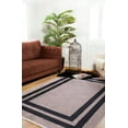 thumbnail image 4 of Krasnogorsk Black Framed Polyester Area Rugs for Living Room Washable Rugs Boho Moroccan Area Rug Soft Geometric Bohemian Carpet Distressed Indoor Rug for Bedroom Dining Room Office Nonslip Rug, 4 of 9