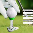 thumbnail image 5 of serony Golfs en Plastique Tee Holder Réglable en Hauteur Cadeau Extérieur Léger Mini Golf Stud Formation Aides Boules Clou Rouge, 5 of 5