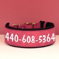 thumbnail image 1 of Wide Personalized Dog Collar PU Leather Customized Dogs Tag Collars Soft Pet Collar for Small Medium Large Dogs Pitbull Buldog ShopWise Round, 1 of 14
