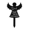 thumbnail image 2 of JHGoosa Parents Angel Memorial Stake Stakes Insert Relatives Outdoor Decoration, 2 of 5