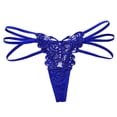 thumbnail image 1 of Ropa Interior Tanga Gibobby para Mujer Color Sólido Azul M, 1 of 3