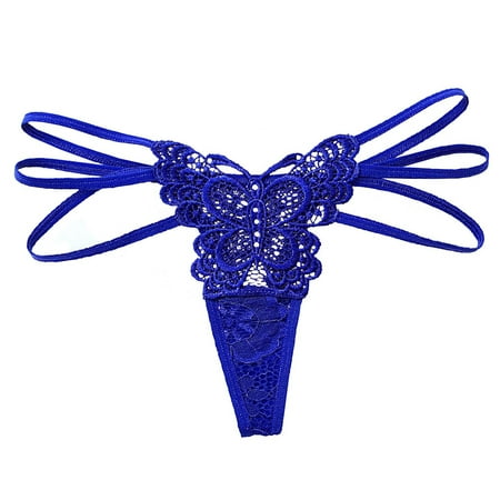 

Shpwfbe Underwear Women Ladie Ie Lace Bow Hot Drilling Solid Color Thong Lingerie For Women