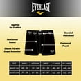 thumbnail image 6 of Everlast Men’s Trunks Breathable Cotton Underwear Boxers for Men, Black Large 6-Pack, 6 of 7