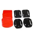 thumbnail image 2 of Methold Reemplazo de la base del casco de montaje adhesivo plano curvo de 8 piezas para la cámara deportiva 3 2 Accesorios de cámara y óptica, 2 of 6