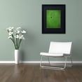 thumbnail image 3 of Trademark Fine Art "Lone Bird Green" Canvas Art by Nicole Dietz Black Matte, Black Frame, 3 of 4