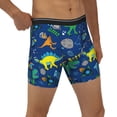 thumbnail image 5 of Sigee Dinosaur In Space for Men's Boxer Briefs,Moisture Wicking and Breathable Small, 5 of 9
