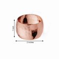 thumbnail image 3 of BalsaCircle 4 Pieces Rose Gold Hammered Napkin Rings Table Top Decorations, 3 of 8