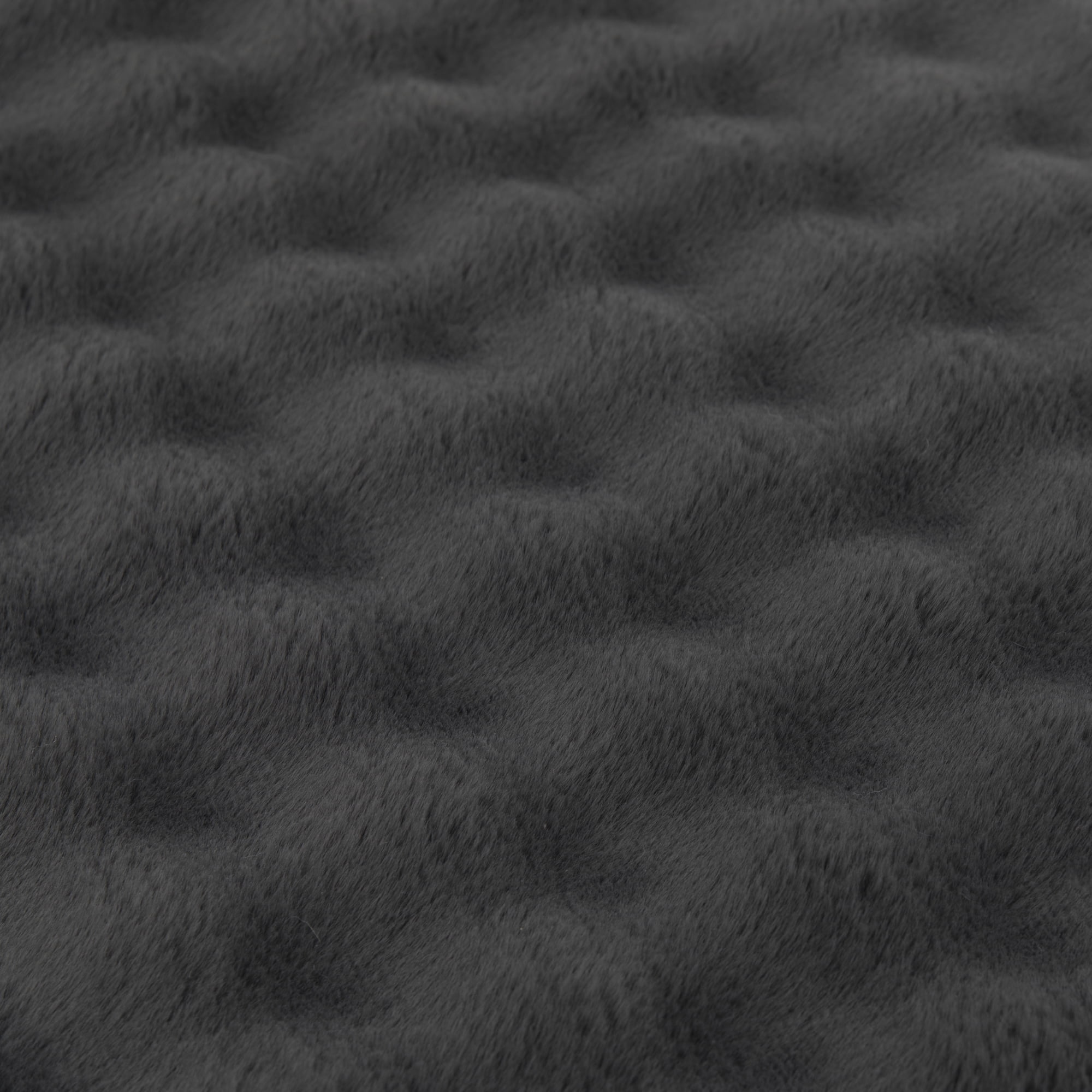 Better Homes & Gardens Gray Faux Fur Bubbles Indoor Area Rug, 7'x10'