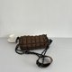 thumbnail image 3 of 6601 Bolso Acolchado Almohada Con Hilo Bordar Bandolera Hombro A La Bolso (café), 3 of 9