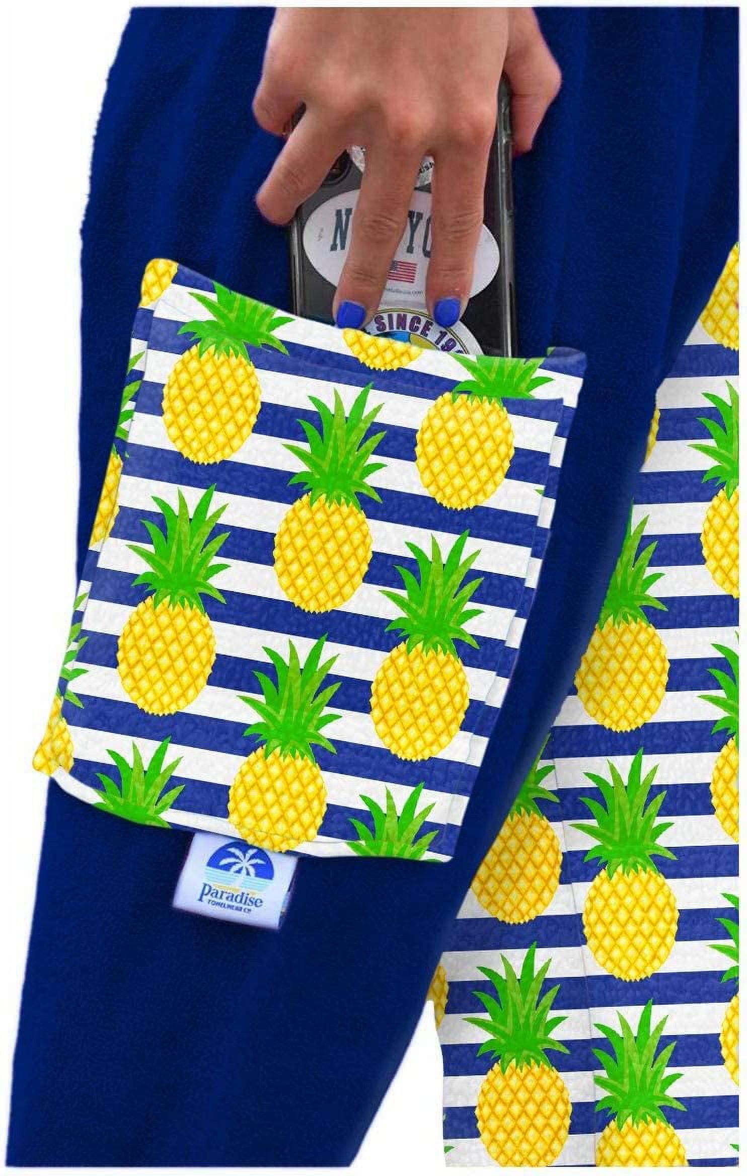 Paradise Towelwear Co. Towel Pants for Swimmers – Cotton Terry Towel Pants – Beach Coverup – Resort Wear – Swim wear