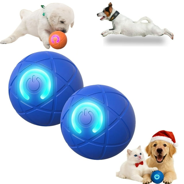 Pet Bounce Ball for Dogs, Smart Interactive Dog Bouncing Ball,Waterproof Shell,Rechargeable Self Moving Jumping Bouncing Rotating Dogs Ball for Small Medium Dogs Indoor Outdoor
