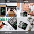 thumbnail image 4 of Clearance Office cabinet under $20,Scientific Calculator With Writing Tablet Protable Foldable Calculator Notepad 2 In 1 LCD Science Calculator Notepad Financial Calculator For Home School Colle, 4 of 9