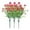 Red, variant on 3PC Flower Latex Real Bridal Wedding Bouquet Home Decoration Silk Flower Outdoors Front Hanging Planter Decoration Hanging Flowers for Outdoors Winter Floral Wedding Decorations