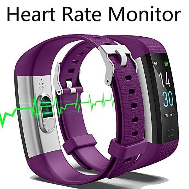 Rastreador de actividad ENGERWALL con contador de pasos / calorías / cronómetro, monitor de ritmo cardíaco, IP68, seguimiento del sueño, smartwatch, reloj podómetro para mujeres hombres niños