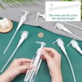 thumbnail image 3 of 12 pc 12 Pcs Clear Plastic Dispensing Pumps 24/410 Universal Soap Dispenser Pump Round Replacement Pump for Liquid Dispensing, 3 of 9