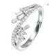 thumbnail image 4 of Guardurnaity Anillo de mujer cristal brillante decorativo nudillo joyería Metal elegante mano decoración fiesta compromiso artesanía exquisita Ropa, zapatos y accesorios Miscelánea Talla 6, 4 of 6