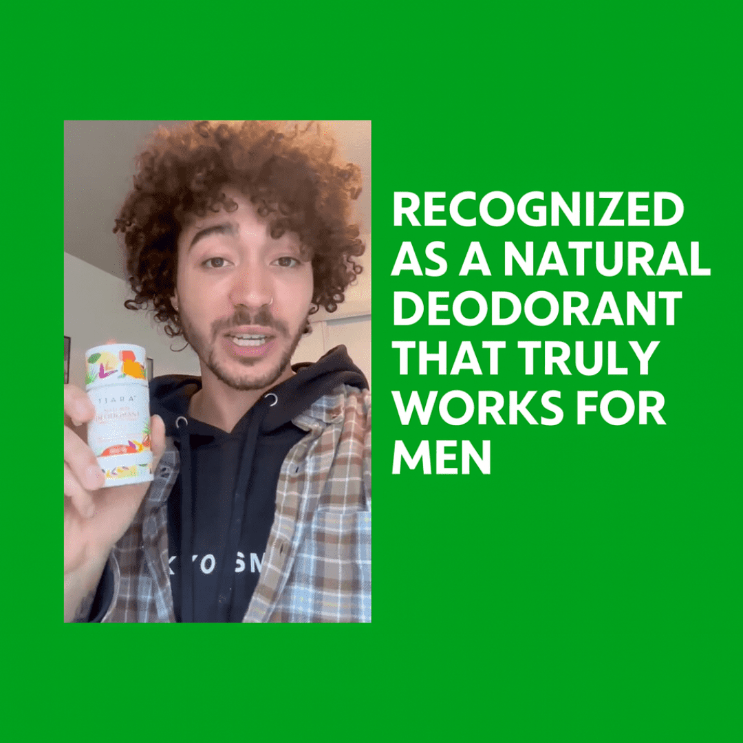 TIARA Whole Body All Natural Deodorant for Women, Aluminum Free Deodorant for Men, Safe for Kids Use All Over Body, Paraben Free, No Chemicals Vegan & Non Toxic, Travel Size (Coconut))