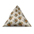 thumbnail image 4 of Hawaii Lounger Chair Bag, Vintage Tropic Flower Leaves California Poppy, High Capacity Storage with Handle Container, Lounger Size, Burnt Orange Champagne, by Ambesonne, 4 of 5