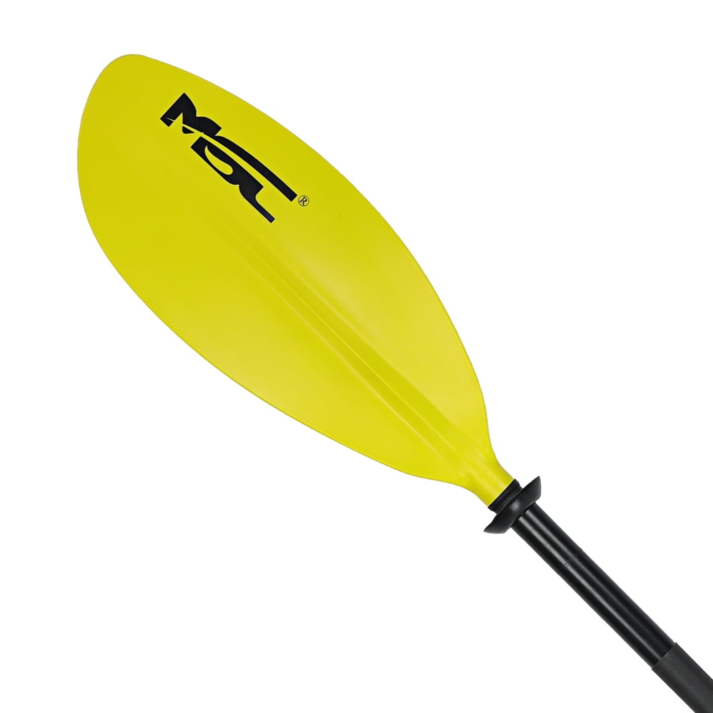 MSC Kayak Paddle,Color Available Black,Yellow,White,Olive,Blue 2-Piece (Yellow, 95 inches-2 Paddles)