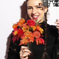 thumbnail image 4 of Hearth & Gear "Autumn Sunflower Home With Roses And Maple Leaves For Festival Decorations" Daffodils Flowers Flowers Hanging Wedding This Way Sign Outdoor Christmas Flowers Decorations Winter Door, 4 of 4