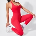 thumbnail image 6 of Riecok Backless Bodysuits for Women Stretchy Sleeveless Jumpsuits Solid Butt Liftings Workout Yoga Shapewear, 6 of 6
