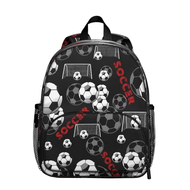 Students and Teens Sports Backpack - Baseball, Football, Volleyball Print, Water-Resistant and Lightweight for Training