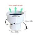 thumbnail image 4 of High Performances Inline Duct Fan 75mm to 110mm 12V 3W Ventilation Exhaust Fan Replacement For Home And Commercial Use, 4 of 6