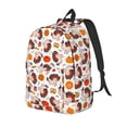 thumbnail image 1 of Fotbe Turkey And Thanksgiving2 Mochila de Lona con Estampado, Mochila Duradera, Mochila Versátil de Alta Calidad, Mochila Compacta Vintage-Small, 1 of 5