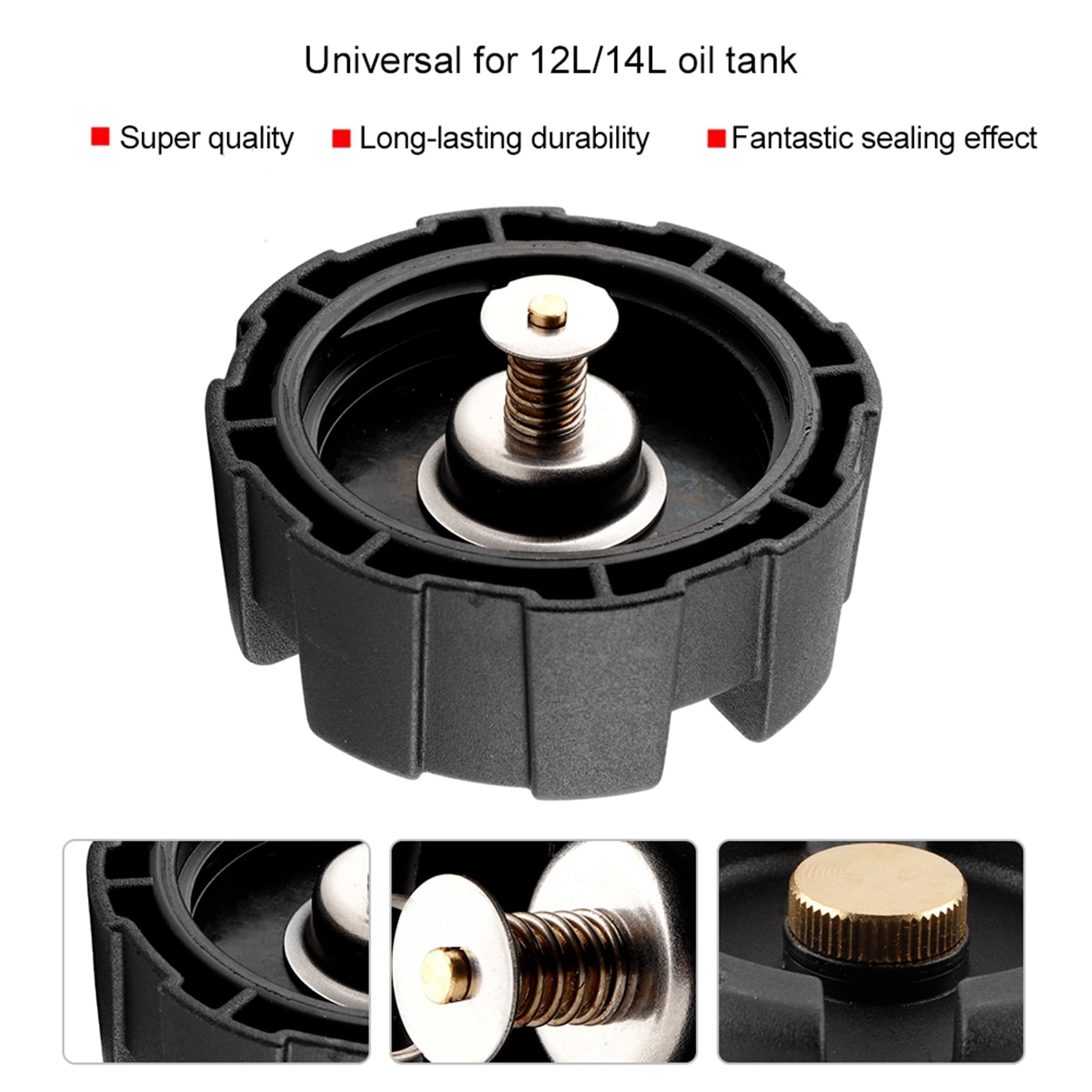 LYUMO Fuel Tank Gas Cap, Outboard Fuel Tank Cap,Outboard 12L/14L Universal Fuel Gas Tank Cap