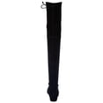 thumbnail image 3 of Stuart Weitzman Genna 25 Suede Over-The-Knee Boot, 4, Black, 3 of 5