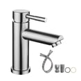 thumbnail image 2 of Cuenca Tap Cocina de acero inoxidable Cuarto de baño Faucet Faucet Resistente al calor Resistente al fregadero Montado Pulverizador de reemplazo del hotel Cepillado Inevent HA011732-01B, 2 of 7