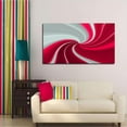 thumbnail image 4 of Red Ash Swirl Abstract Wall Art Colorful Abstract Point Pictures Canvas Print Framed Painting For Bedroom Living Room Office Artwork Ready to Hang, 4 of 6