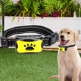 thumbnail image 3 of Collar antiladridos para perros sin ladridos, sensibilidad ajustable, recargable, eléctrico, ultrasónico, antiladridos, para la mayoría perros, Amarillo Yinane Collar de entrenamiento de ladridos, 3 of 8