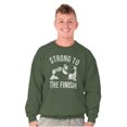 thumbnail image 5 of Strong To The Finish Popeye Bluto Men's Crewneck Sweatshirt Brisco Brands S, 5 of 6