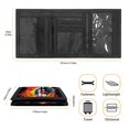 thumbnail image 5 of POLERO 4th of July Kids Trifold Wallet Featuring Flag Flame Race Car, Polyester Portable Children Wallet for Sports and Outdoor, 5 of 6