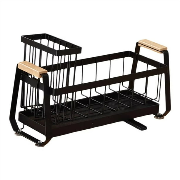 Soporte para esponja de cocina, escurridor de jabón, de encimera multifuncional, organizador para decoración del hogar A