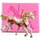thumbnail image 3 of Molde de silicona 3D carrusel caballo molde de chocolate antiadherente molde de fondant para decorar pasteles chocolate hornear cocina, 3 of 8