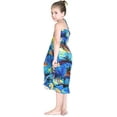 thumbnail image 6 of Girl Hawaiian Halter Dress in Blue Sunset Size 12, 6 of 9