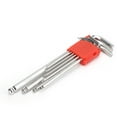 thumbnail image 3 of Slatcetga 9Pcs Hex Key Set Wrench Chrome Vanadium Steel Screwdriver Repair Tool + 1Pc Cover Hardware, 3 of 8
